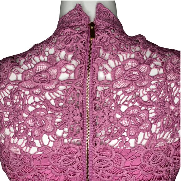 Nanette Nanette Lepore Chateau Rose Lace Tank Top - Size Medium - Picture 8 of 10